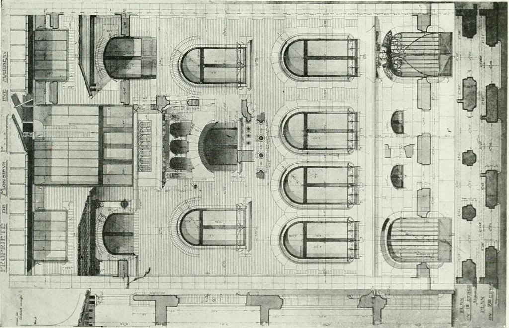 An illustration from Les Salons d'architecture, 1907, leaf 120