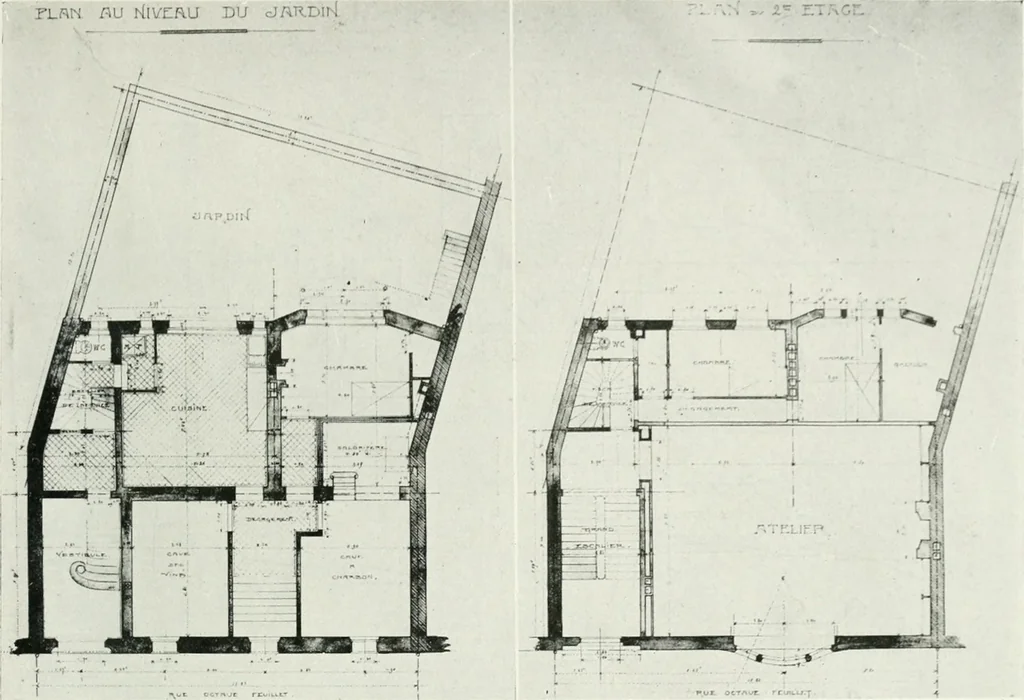 An illustration from Les Salons d'architecture, 1907, leaf 122