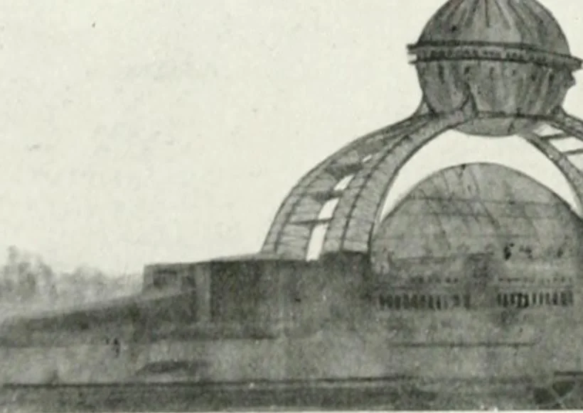 An illustration from Les Salons d'architecture, 1907, leaf 123