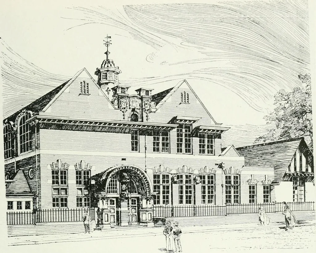 An illustration from Les Salons d'architecture, 1907, leaf 124