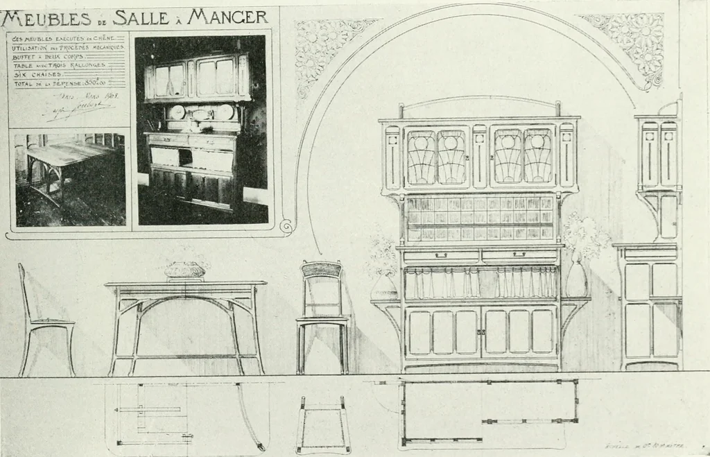 An illustration from Les Salons d'architecture, 1907, leaf 128