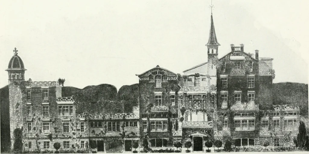 An illustration from Les Salons d'architecture, 1907, leaf 129