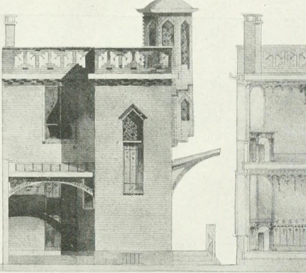 An illustration from Les Salons d'architecture, 1907, leaf 131