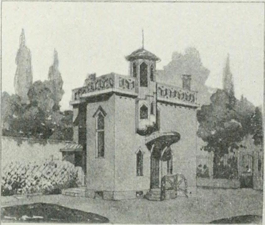 An illustration from Les Salons d'architecture, 1907, leaf 131