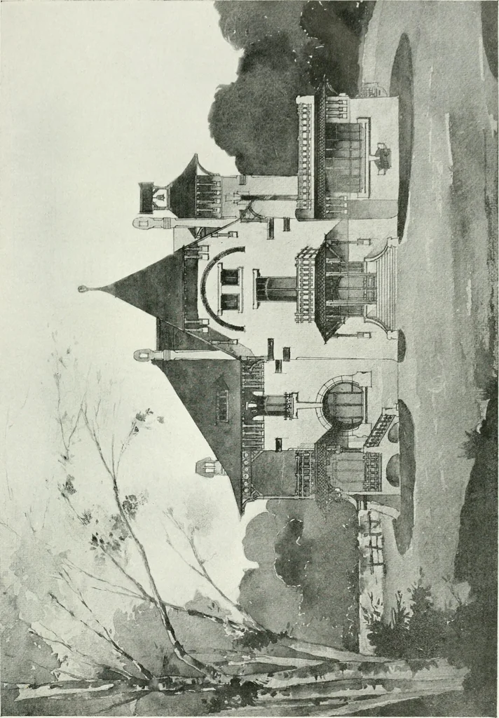 An illustration from Les Salons d'architecture, 1907, leaf 132