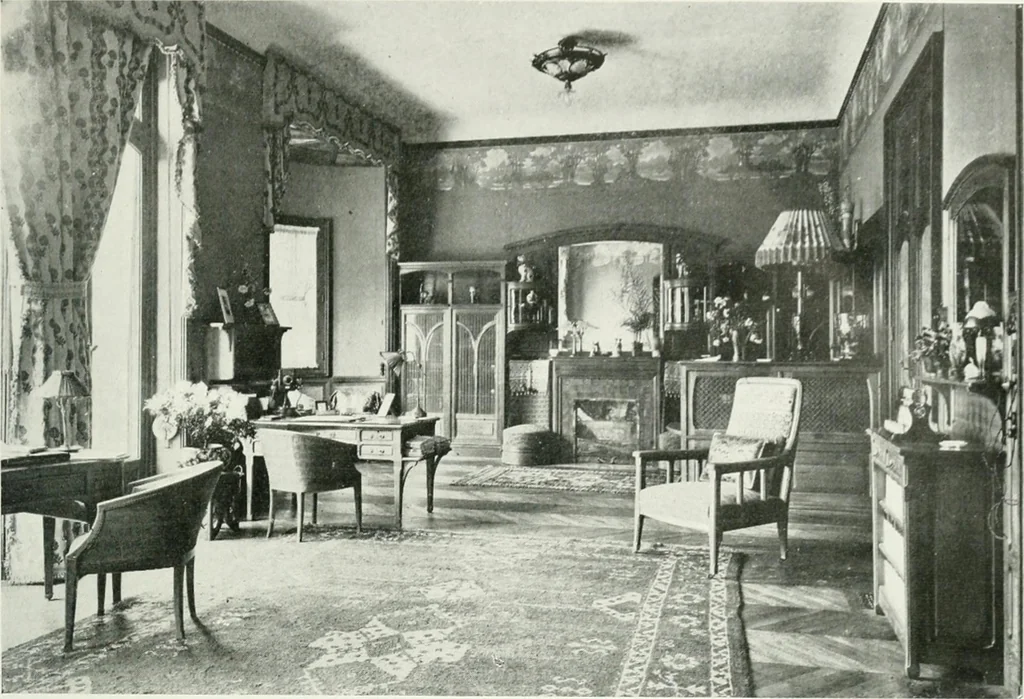 An illustration from Les Salons d'architecture, 1907, leaf 134