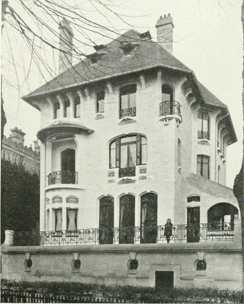 An illustration from Les Salons d'architecture, 1907, leaf 135