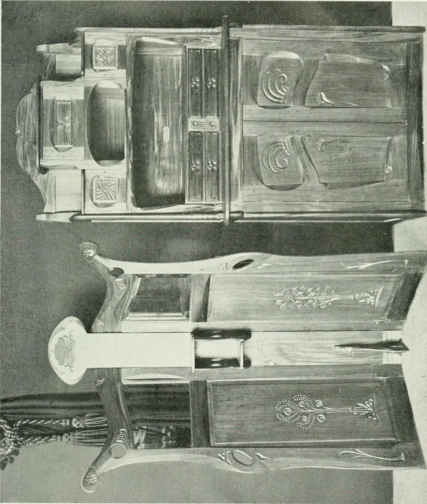 An illustration from Les Salons d'architecture, 1907, leaf 136