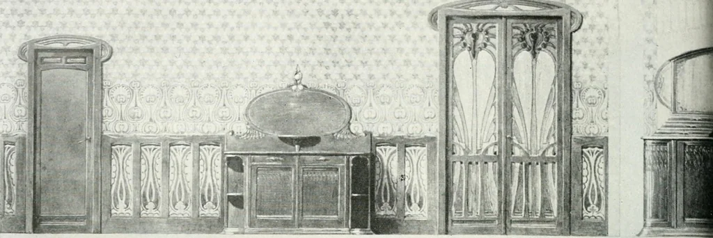 An illustration from Les Salons d'architecture, 1907, leaf 137
