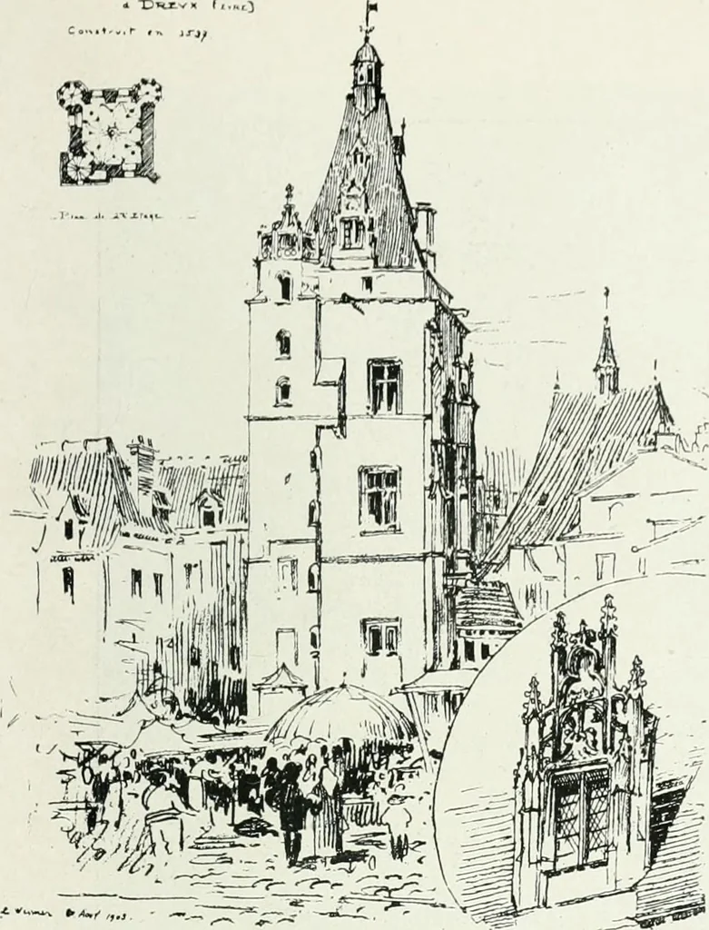 An illustration from Les Salons d'architecture, 1907, leaf 16