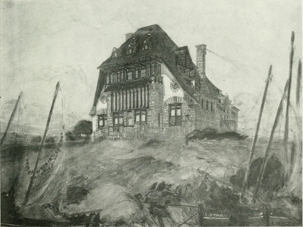 An illustration from Les Salons d'architecture, 1907, leaf 16