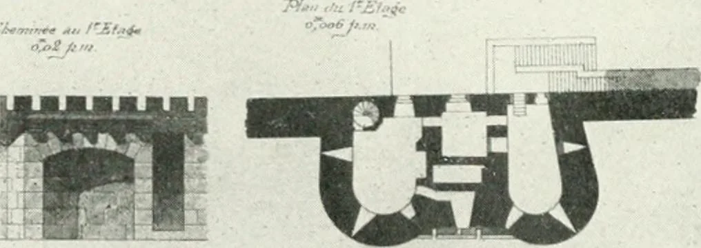 An illustration from Les Salons d'architecture, 1907, leaf 17