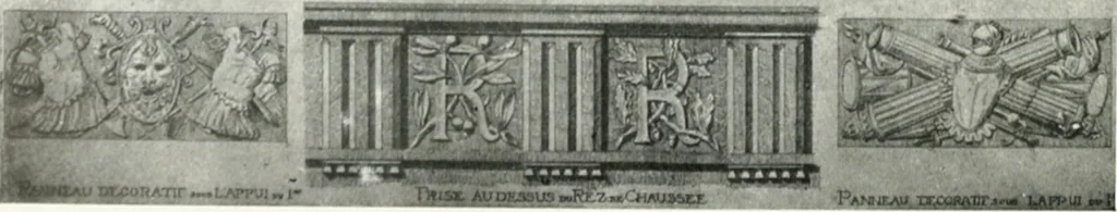 An illustration from Les Salons d'architecture, 1907, leaf 19