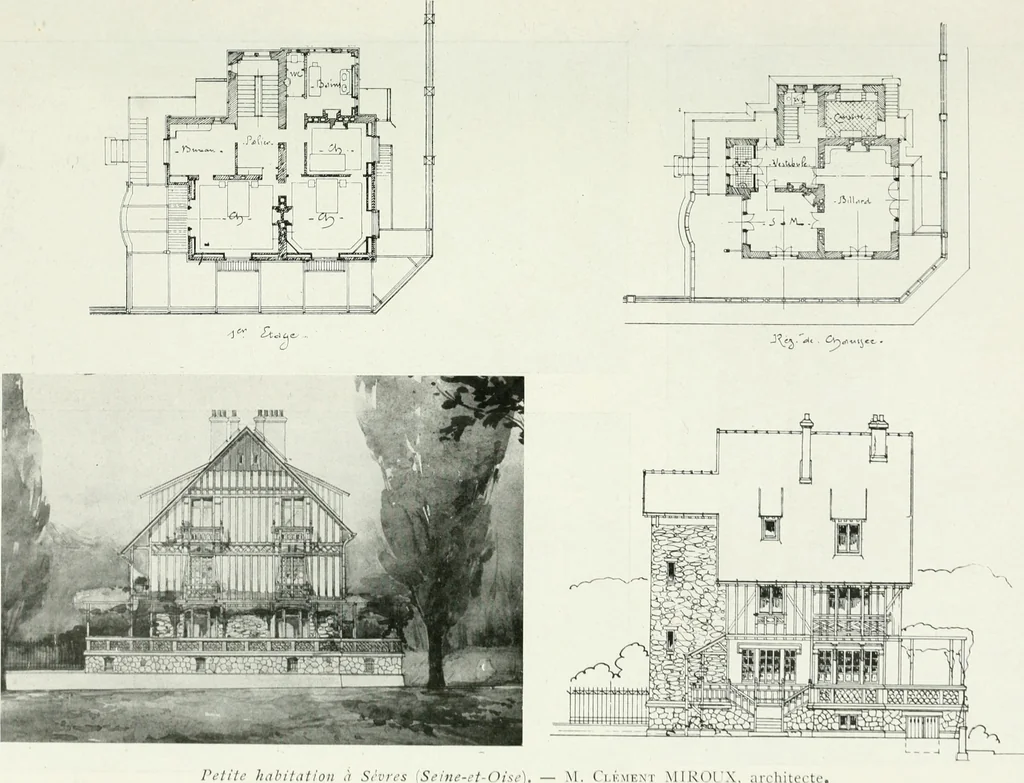 An illustration from Les Salons d'architecture, 1907, leaf 20