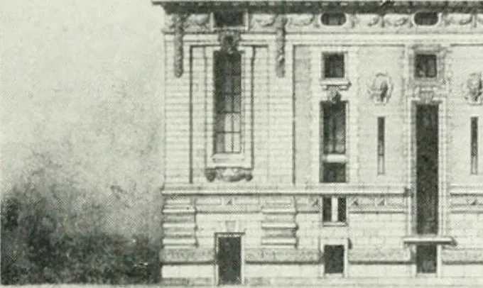 An illustration from Les Salons d'architecture, 1907, leaf 22