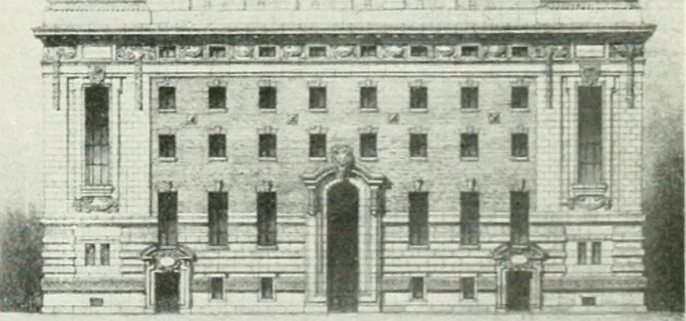 An illustration from Les Salons d'architecture, 1907, leaf 22