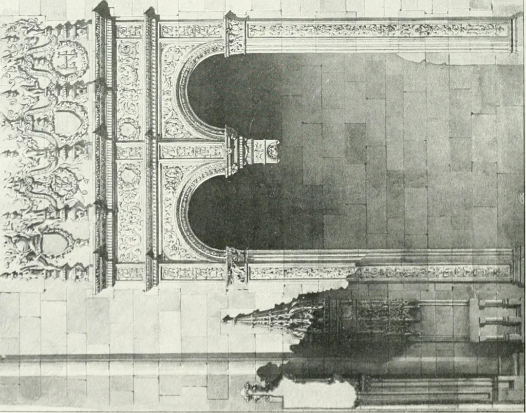 An illustration from Les Salons d'architecture, 1907, leaf 27