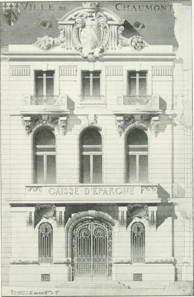 An illustration from Les Salons d'architecture, 1907, leaf 29