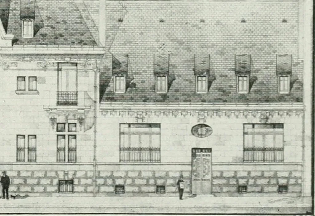 An illustration from Les Salons d'architecture, 1907, leaf 32