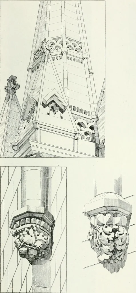 An illustration from Les Salons d'architecture, 1907, leaf 36