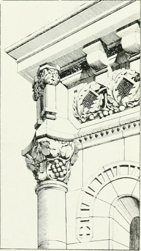 An illustration from Les Salons d'architecture, 1907, leaf 36