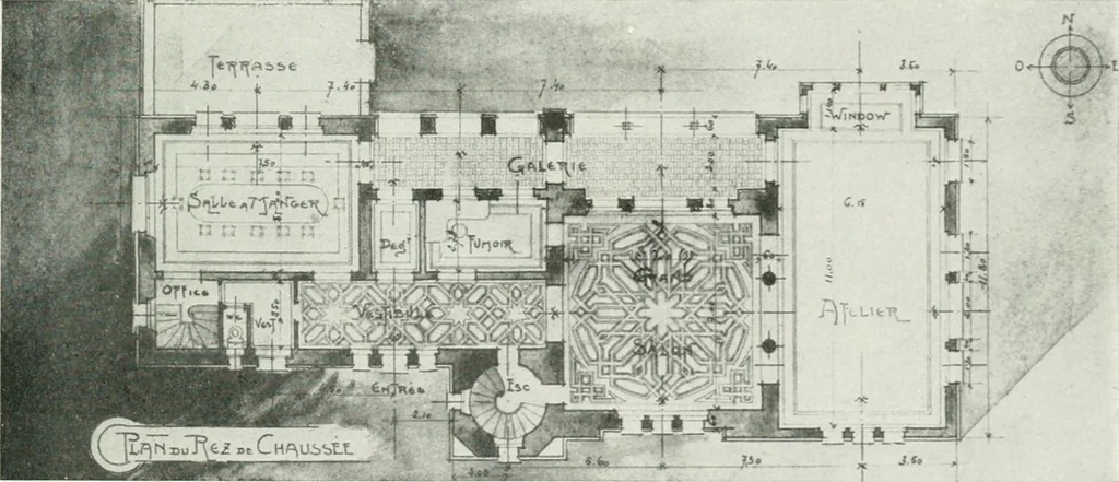 An illustration from Les Salons d'architecture, 1907, leaf 38