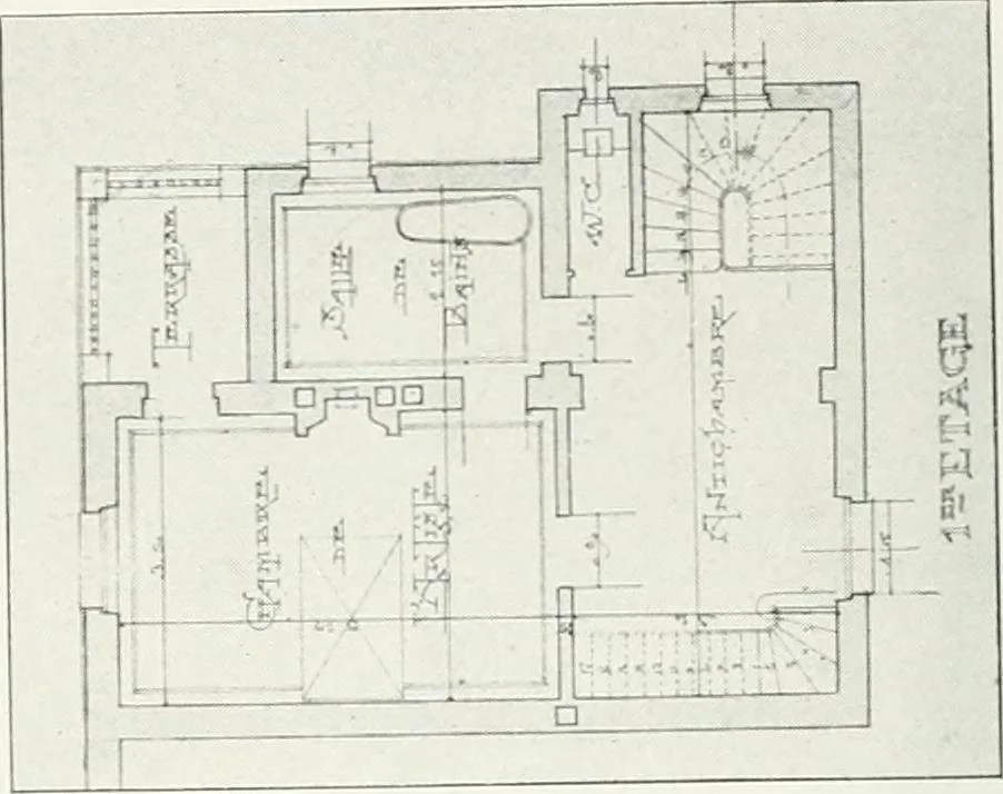 An illustration from Les Salons d'architecture, 1907, leaf 39