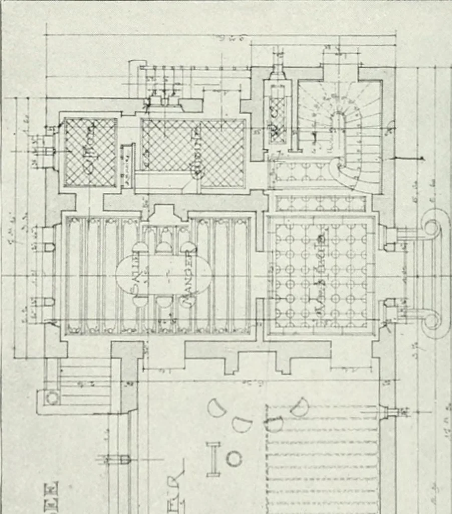 An illustration from Les Salons d'architecture, 1907, leaf 39