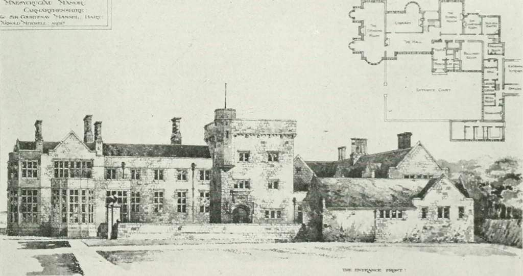 An illustration from Les Salons d'architecture, 1907, leaf 44