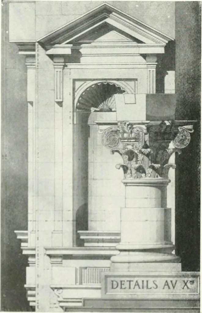 An illustration from Les Salons d'architecture, 1907, leaf 47