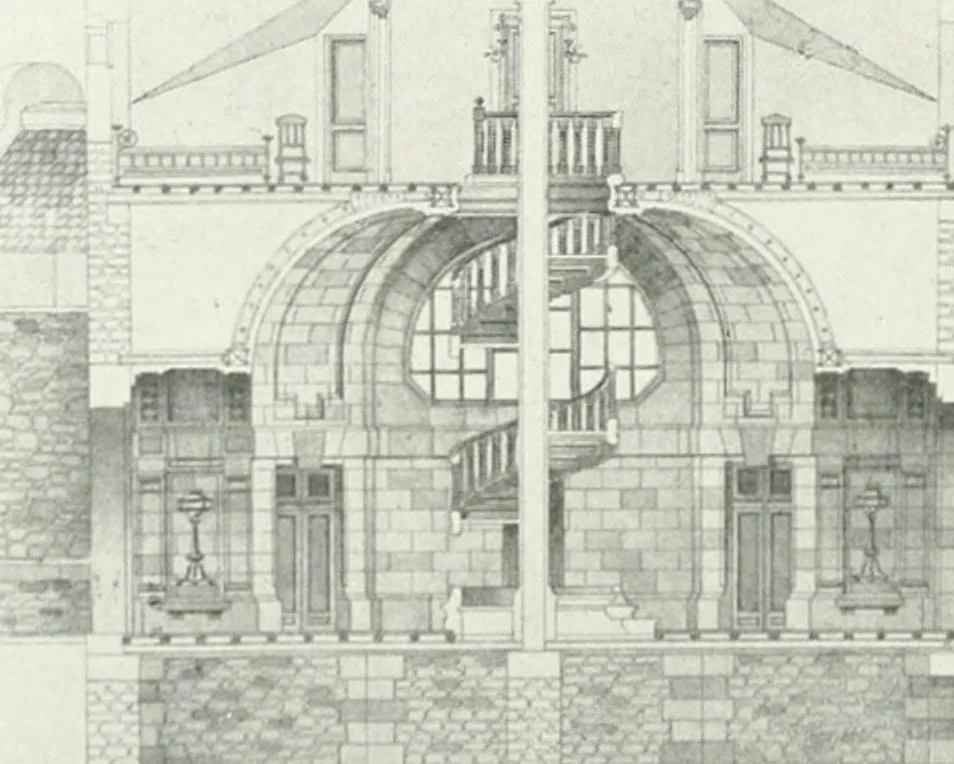 An illustration from Les Salons d'architecture, 1907, leaf 49