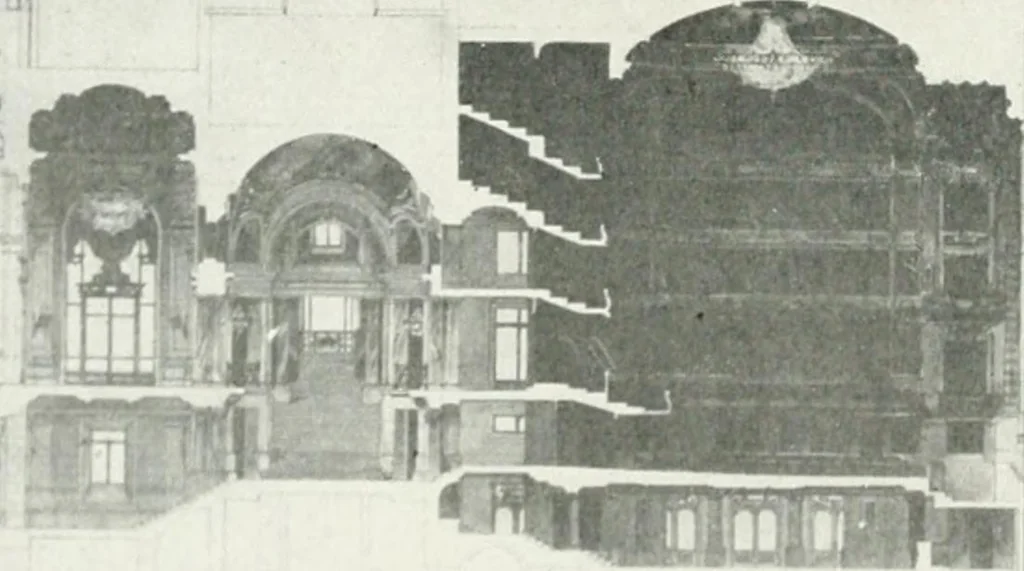 An illustration from Les Salons d'architecture, 1907, leaf 53