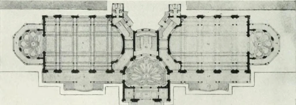 An illustration from Les Salons d'architecture, 1907, leaf 55