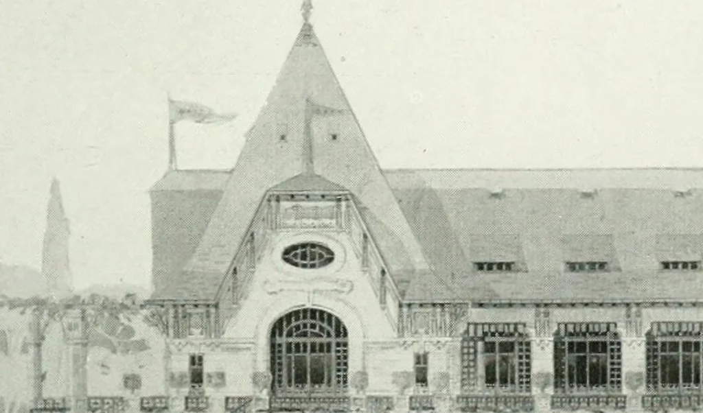 An illustration from Les Salons d'architecture, 1907, leaf 56