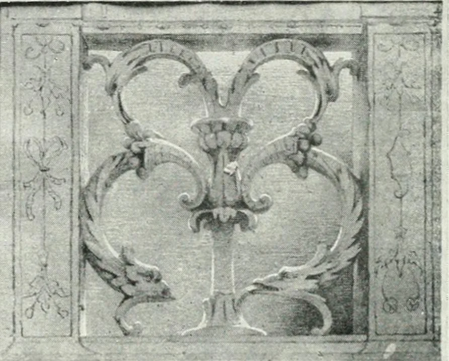 An illustration from Les Salons d'architecture, 1907, leaf 57