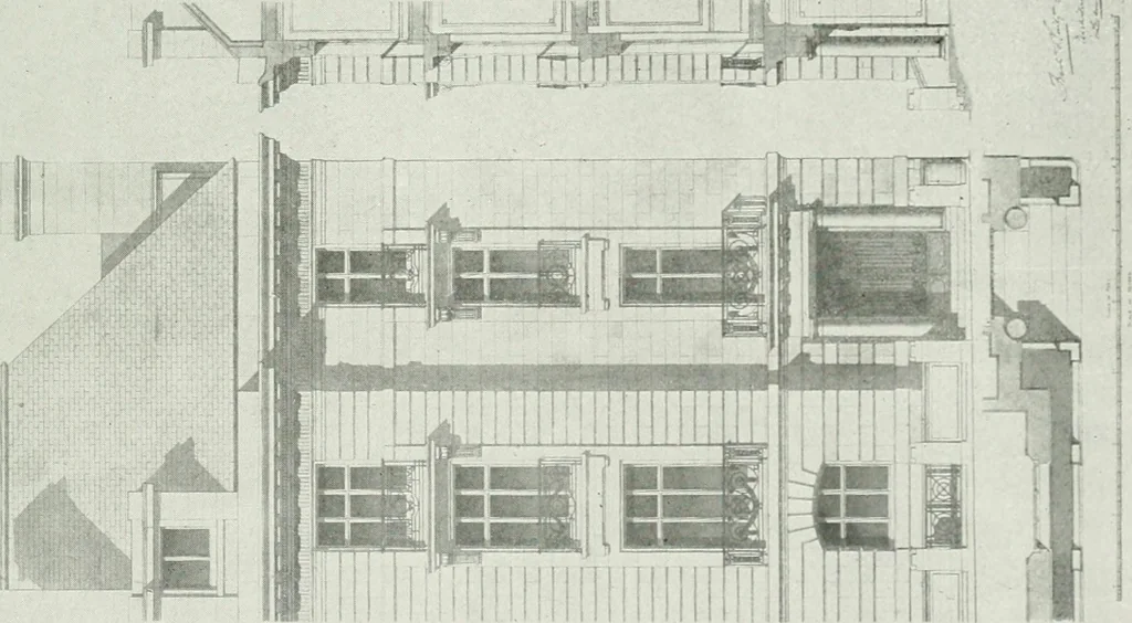 An illustration from Les Salons d'architecture, 1907, leaf 60
