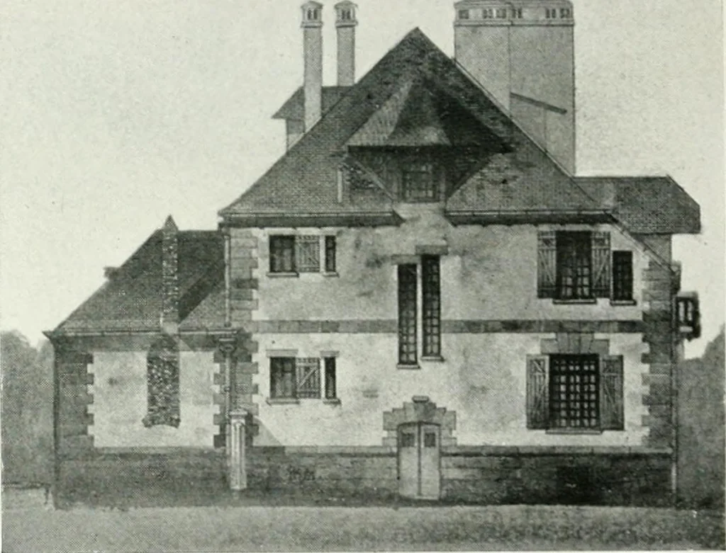 An illustration from Les Salons d'architecture, 1907, leaf 62