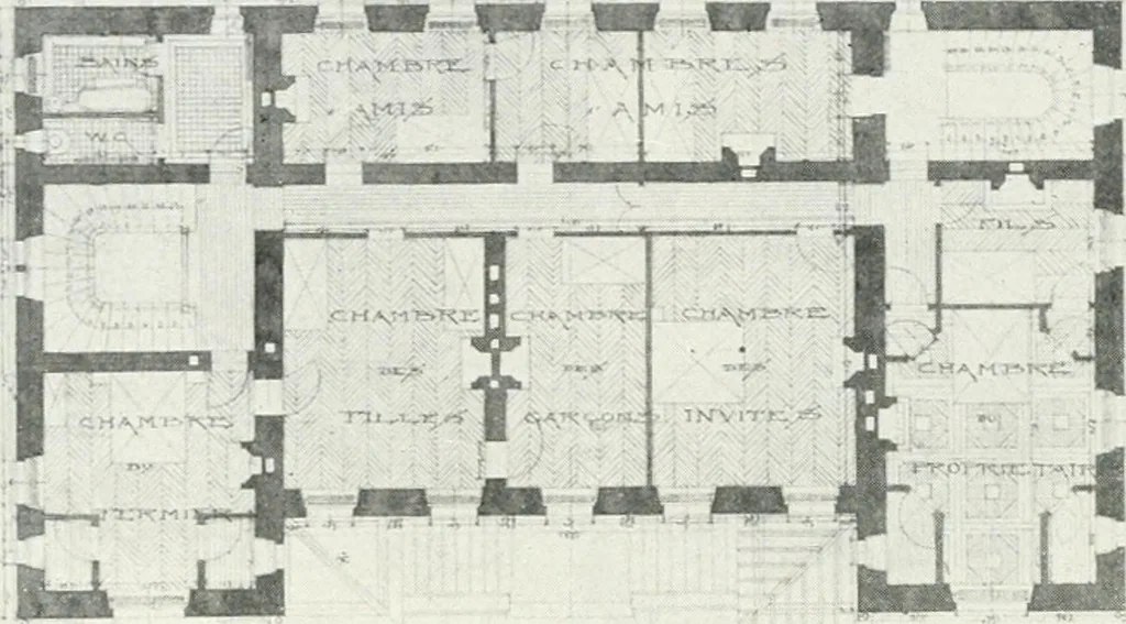 An illustration from Les Salons d'architecture, 1907, leaf 63
