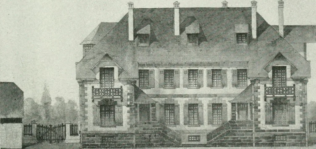 An illustration from Les Salons d'architecture, 1907, leaf 64
