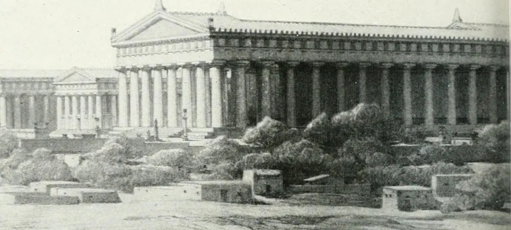 An illustration from Les Salons d'architecture, 1907, leaf 65