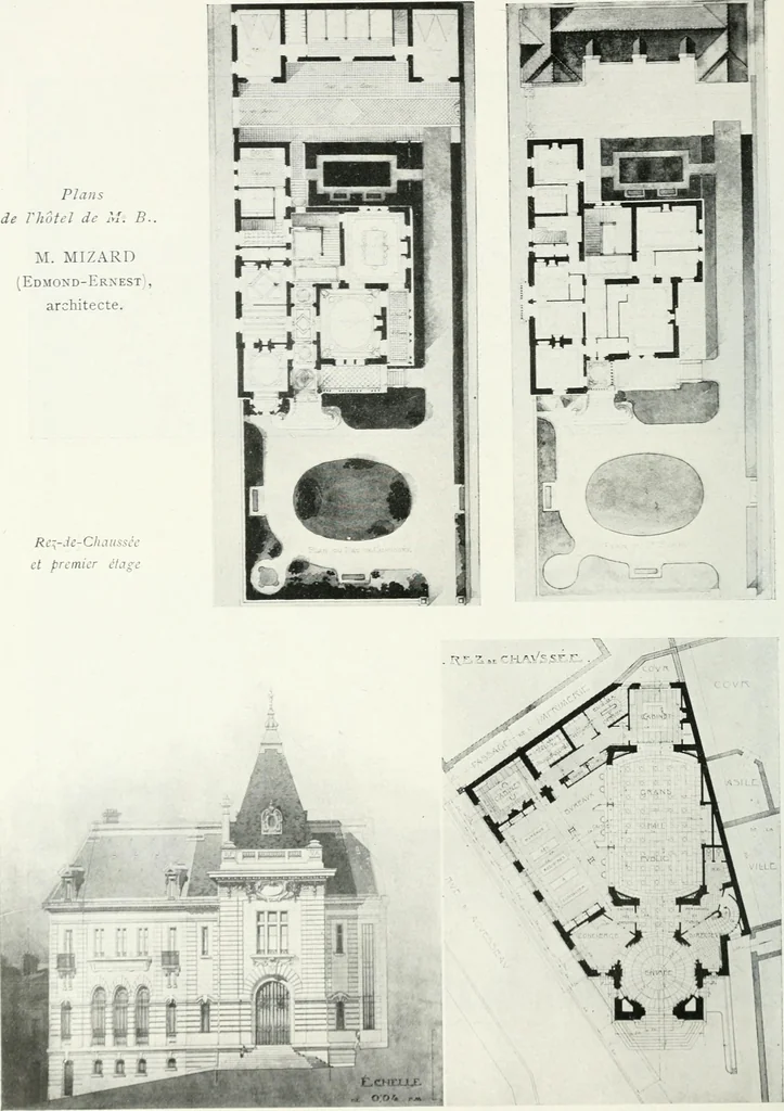An illustration from Les Salons d'architecture, 1907, leaf 67