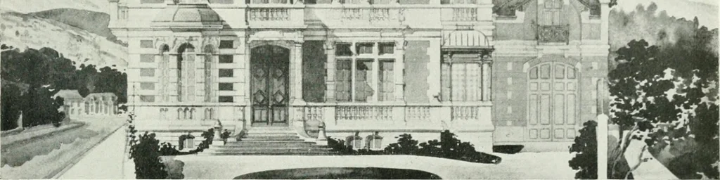 An illustration from Les Salons d'architecture, 1907, leaf 68