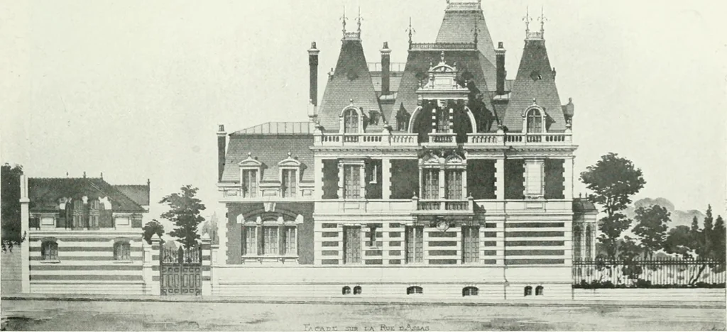 An illustration from Les Salons d'architecture, 1907, leaf 68