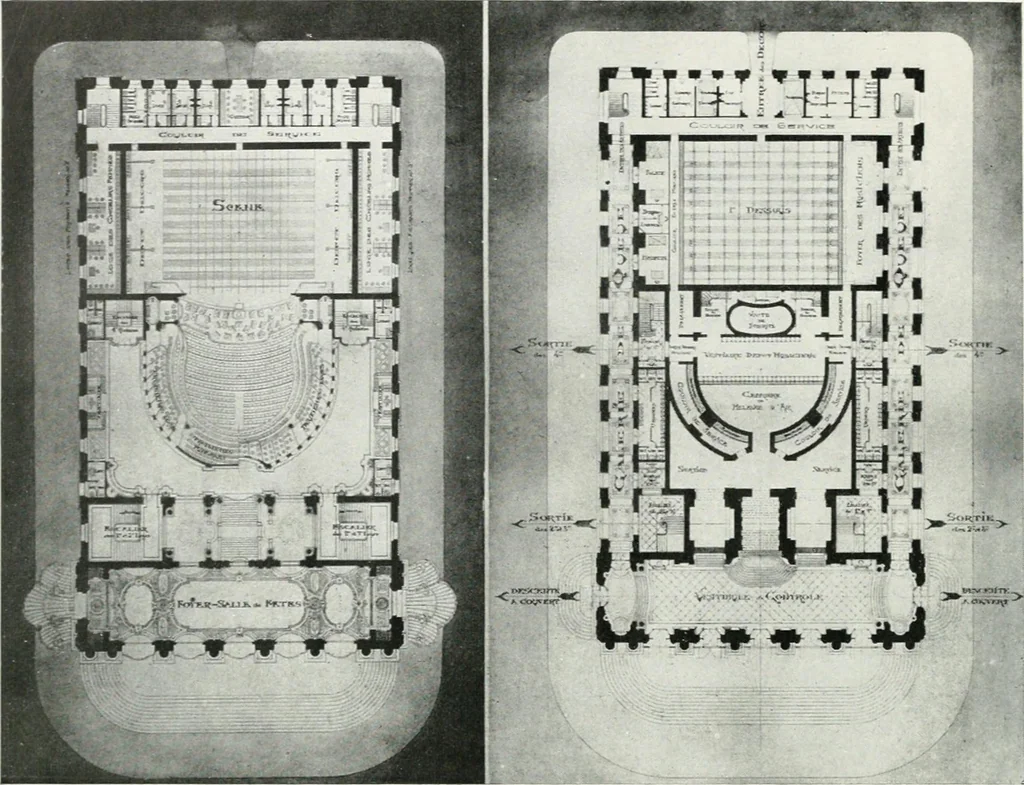 An illustration from Les Salons d'architecture, 1907, leaf 69
