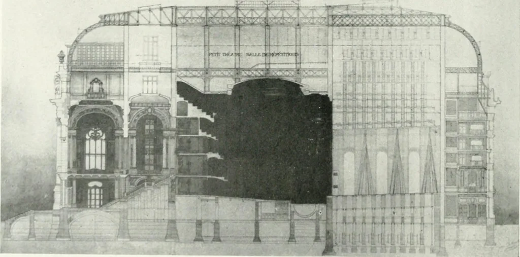 An illustration from Les Salons d'architecture, 1907, leaf 69