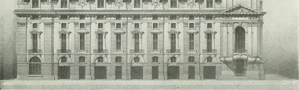 An illustration from Les Salons d'architecture, 1907, leaf 70