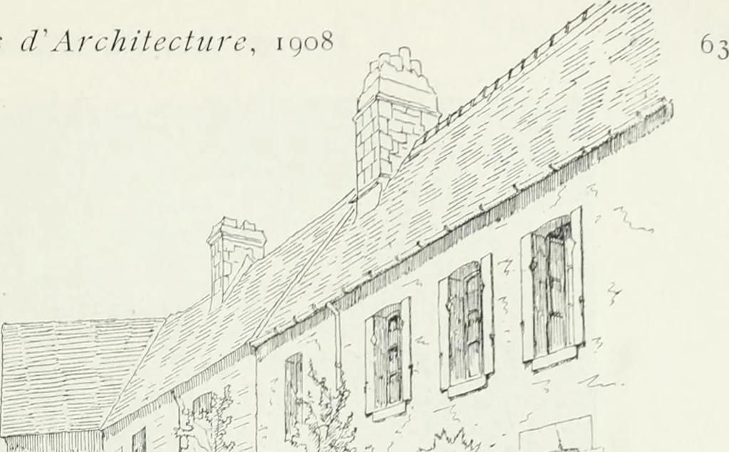 An illustration from Les Salons d'architecture, 1907, leaf 72