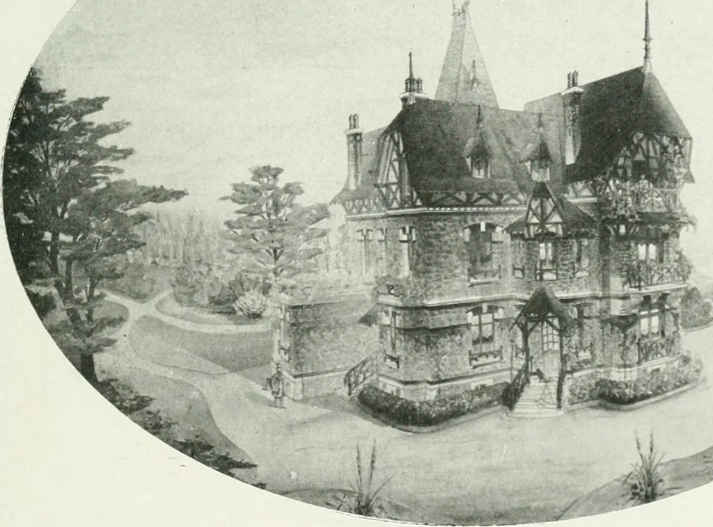 An illustration from Les Salons d'architecture, 1907, leaf 72