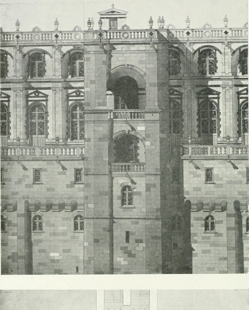 An illustration from Les Salons d'architecture, 1907, leaf 73