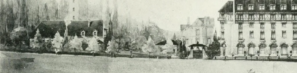 An illustration from Les Salons d'architecture, 1907, leaf 76